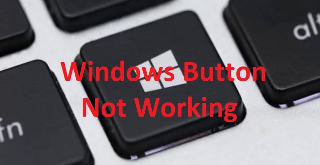 Windows Button Not Working