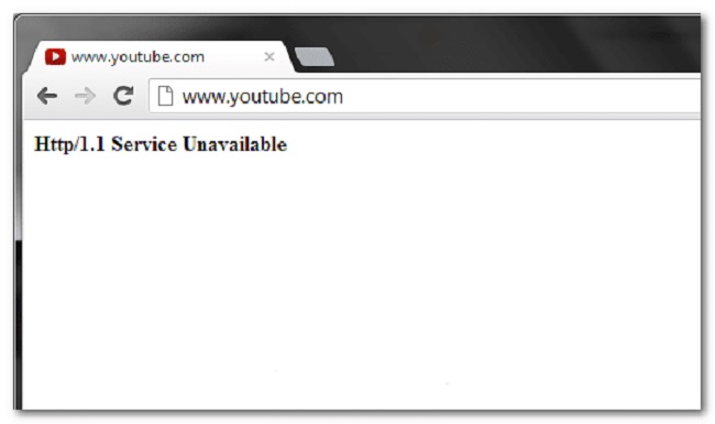 HTTP1 1 Service Unavailable